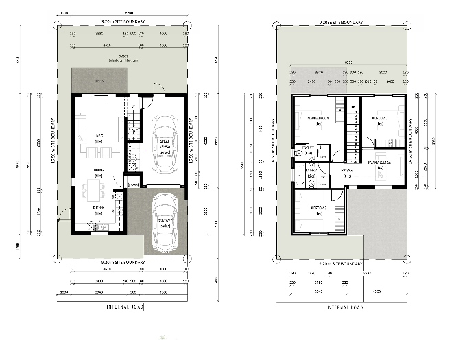 3 Bedroom Duplex - Garage Right
