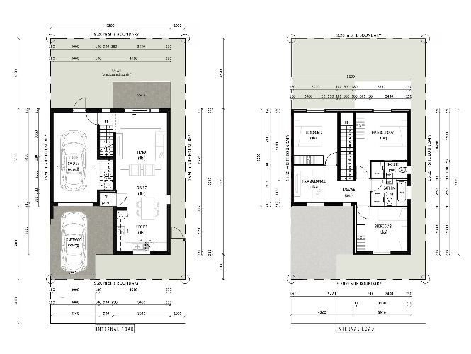 3 Bedroom Duplex - Garage Left